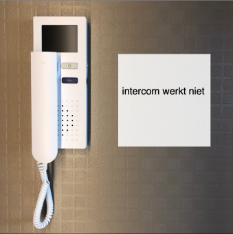 intercom werkt niet - deBergen5.nl