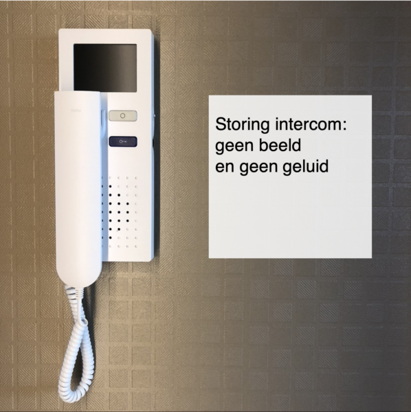 2026-06-07 - Storing intercom geen beeld en geen geluid - deBergen5.nl