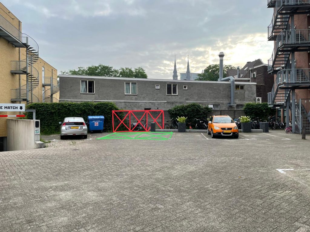 herinrichting Grote Berg toegang tot parkeerterrein 4 - deBergen5.nl